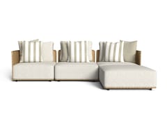 Divano da giardino con penisola a 3 posti&nbsp;BOND - TALENTI