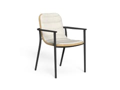 Sedia da giardino imbottita con braccioli&nbsp;BOND - TALENTI