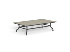 Tavolino da giardino rettangolare in alluminio&nbsp;CAPRI - TALENTI