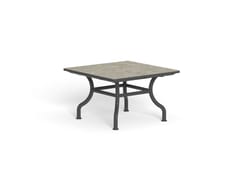 Tavolino da giardino quadrato in alluminio&nbsp;CAPRI - TALENTI