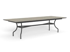 Tavolo da giardino rettangolare in alluminio&nbsp;CAPRI - TALENTI