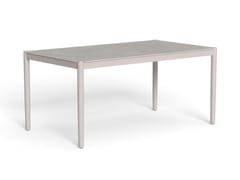 Tavolo da giardino rettangolare in alluminio e gres&nbsp;DOLCEVITA ALU - TALENTI