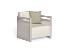 Poltrona da giardino in vimini con braccioli&nbsp;EDWIN - TALENTI