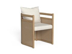 Poltroncina da giardino in teak con braccioli&nbsp;EDWIN - TALENTI