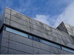 Pannello per facciata in alluminio ultra-sottile&nbsp;ULTRALIGHT FA�ADE - LEAFCODE - TECNOGRAFICA