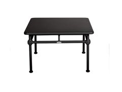 Tavolo basso quadrato in alluminio - Nero&nbsp;1800 - TECTONA