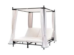 Letto a baldacchino nero&nbsp;1800 - TECTONA