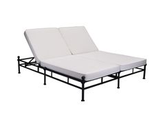 Daybed 2 posti in alluminio nero &nbsp;1800 - TECTONA