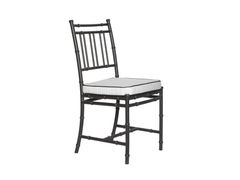 Sedia in alluminio nero &nbsp;BAMBOO - TECTONA