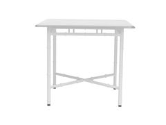 Tavolo quadrato in alluminio bianco &nbsp;BAMBOO - TECTONA