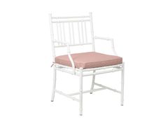 Poltroncina in alluminio bianco &nbsp;BAMBOO - TECTONA