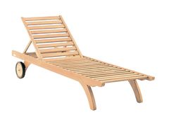 Lettino in teak&nbsp;CAMARAT - TECTONA