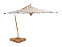 Ombrellone rotondo con palo laterale&nbsp;COLIBRI - TECTONA