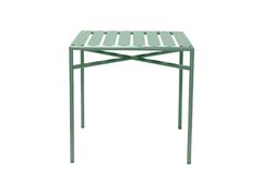 Tavolo quadrato in acciaio inox - Verde&nbsp;COSIMO DE' MEDICI - TECTONA