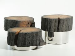 Tavolino in rovere fossile&nbsp;K�KLOS - GARZITTO