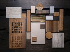 Superfici decorative personalizzate in legno fossile&nbsp;TE�KHO WORKS  - GARZITTO