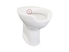 Wc in ceramica con bidet a pavimento&nbsp;BASIC - SANILINE BY THERMOMAT