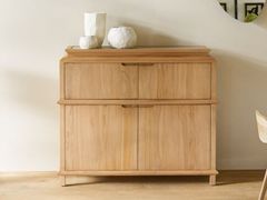 Madia in teak con ante a battente&nbsp;ACHILLE - TICKET FOR THE MOON