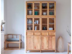 Credenza in legno e vetro con ante a battente con cassetti&nbsp;ALEX - TICKET FOR THE MOON