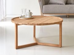 Tavolino rotondo in teak&nbsp;ANA - TICKET FOR THE MOON