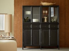 Credenza in legno e vetro con ante a battente e cassetti&nbsp;ANNA  - TICKET FOR THE MOON