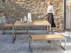 Lounge set da giardino in teak&nbsp;ARNO - TICKET FOR THE MOON