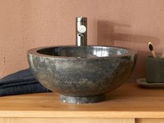 Lavabo rotondo da appoggio in marmo&nbsp;BAHYA - TICKET FOR THE MOON
