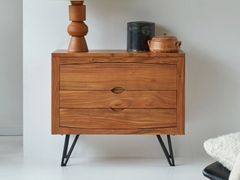 Cassettiera in acacia&nbsp;BONNIE - TICKET FOR THE MOON
