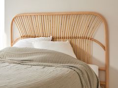 Testiera alta in rattan per letto matrimoniale&nbsp;COLETTE - TICKET FOR THE MOON