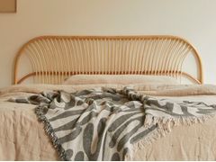Testiera in rattan per letto matrimoniale&nbsp;COLETTE - TICKET FOR THE MOON