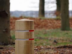 Dissuasore a paletto in legno&nbsp;INVIA - TIMBERLAB