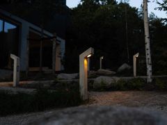 Paletto luminoso a LED in legno&nbsp;PUNTO - TIMBERLAB
