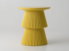 Tavolino alto rotondo in rovere&nbsp;STRIHA - TIVOLI