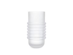 Vaso in vetro ghiacciato&nbsp;PRESS LARGE VASE - DESIGN RESEARCH LIMITED TRADING AS TOM DIXON