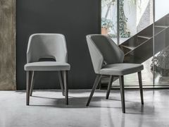 Sedia imbottita in pelle&nbsp;ADELE - TOMASELLA INDUSTRIA MOBILI