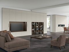 Armadio componibile in legno con TV integrata&nbsp;LOGICA PLUS UNIT_01 - TOMASELLA INDUSTRIA MOBILI
