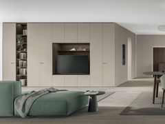 Armadio in legno con TV integrata&nbsp;LOGICA PLUS UNIT_03 - TOMASELLA INDUSTRIA MOBILI