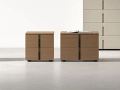 Comodino in legno con cassetti&nbsp;NADIR - TOMASELLA INDUSTRIA MOBILI