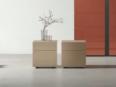 Comodino in legno con cassetti&nbsp;PASS - TOMASELLA INDUSTRIA MOBILI