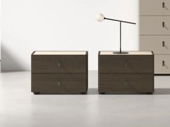 Comodino in legno con cassetti&nbsp;THALEM - TOMASELLA INDUSTRIA MOBILI