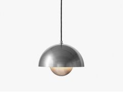 Lampada a sospensione in metallo&nbsp;FLOWERPOT VP1 Anniversary Edition Pewter - &TRADITION