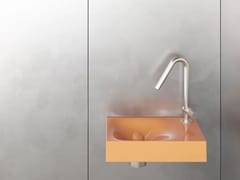 Lavabo da appoggio o sospeso in ceramica&nbsp;RITUEL PESCA - TRONE