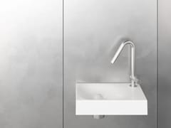 Lavabo da appoggio o sospeso in ceramica&nbsp;RITUEL BIANCO - TRONE