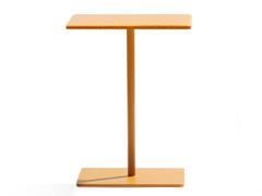 Tavolino quadrato in acciaio e vetro&nbsp;CREMINO - TRUE DESIGN