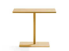 Tavolino basso quadrato in acciaio e cemento&nbsp;CREMINO - TRUE DESIGN