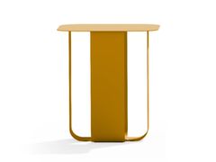 Tavolino quadrato in acciaio inox&nbsp;FIOCCO - TRUE DESIGN