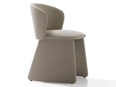 Sedia imbottita con base rivestita&nbsp;NOT LESS - TRUE DESIGN