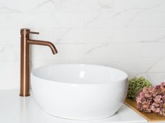 Miscelatore per lavabo monocomando in acciaio inox con aeratore&nbsp;VOLGA - TUBICO