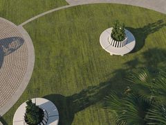 Panchina circolare con fioriera integrata&nbsp;AKELARRE - ULMA ARCHITECTURAL SOLUTIONS