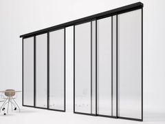 Parete divisoria in vetro per ufficio&nbsp;ULTRALIGHT - IOC